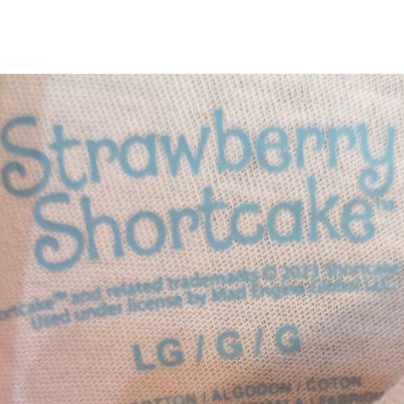 STRAWBERRY SHORTCAKE Pink Short Sleeve T-Shirt Size Large NEW 80s Retro - Picture 6 of 6